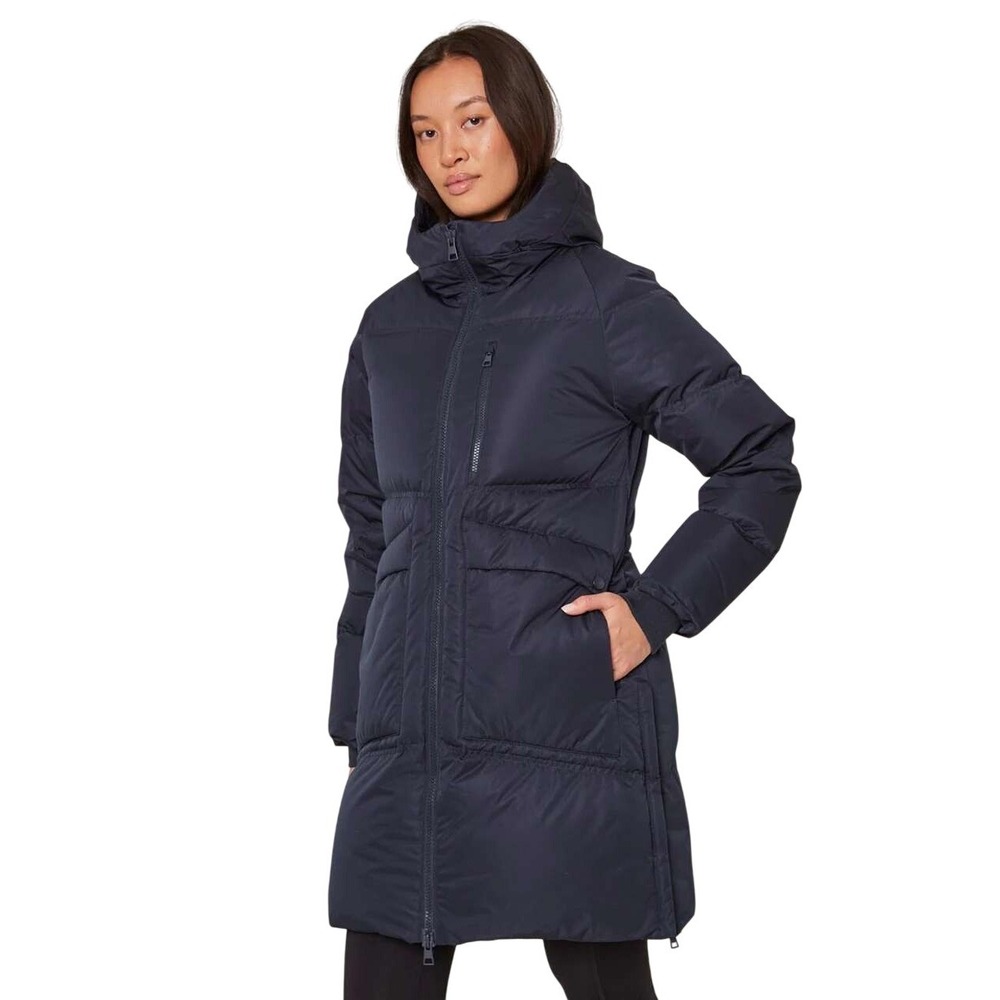 Mondetta Outdoor Project Women's Long Softshell Hooded Puffer‎ Jacket Size Small
